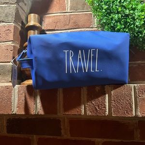 Rae Dunn Royal Blue Travel Toiletry Bag